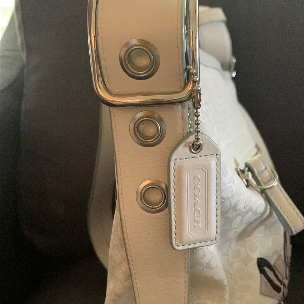 2007-Coach Floral Crossbody Bag - Picture 7 of 11
